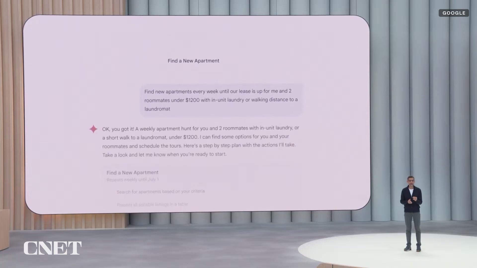 Gemini Agent Mode 演示查找公寓