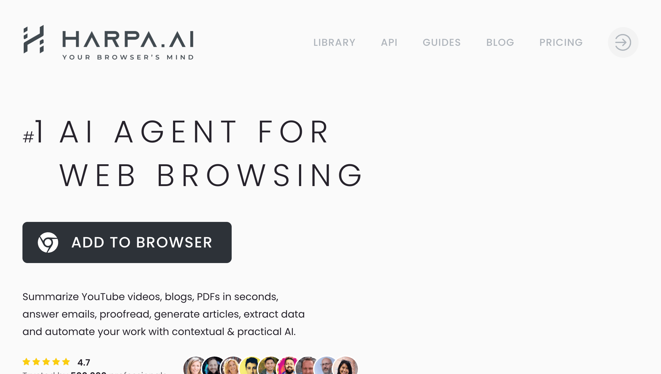 HARPA AI - 浏览器AI助手