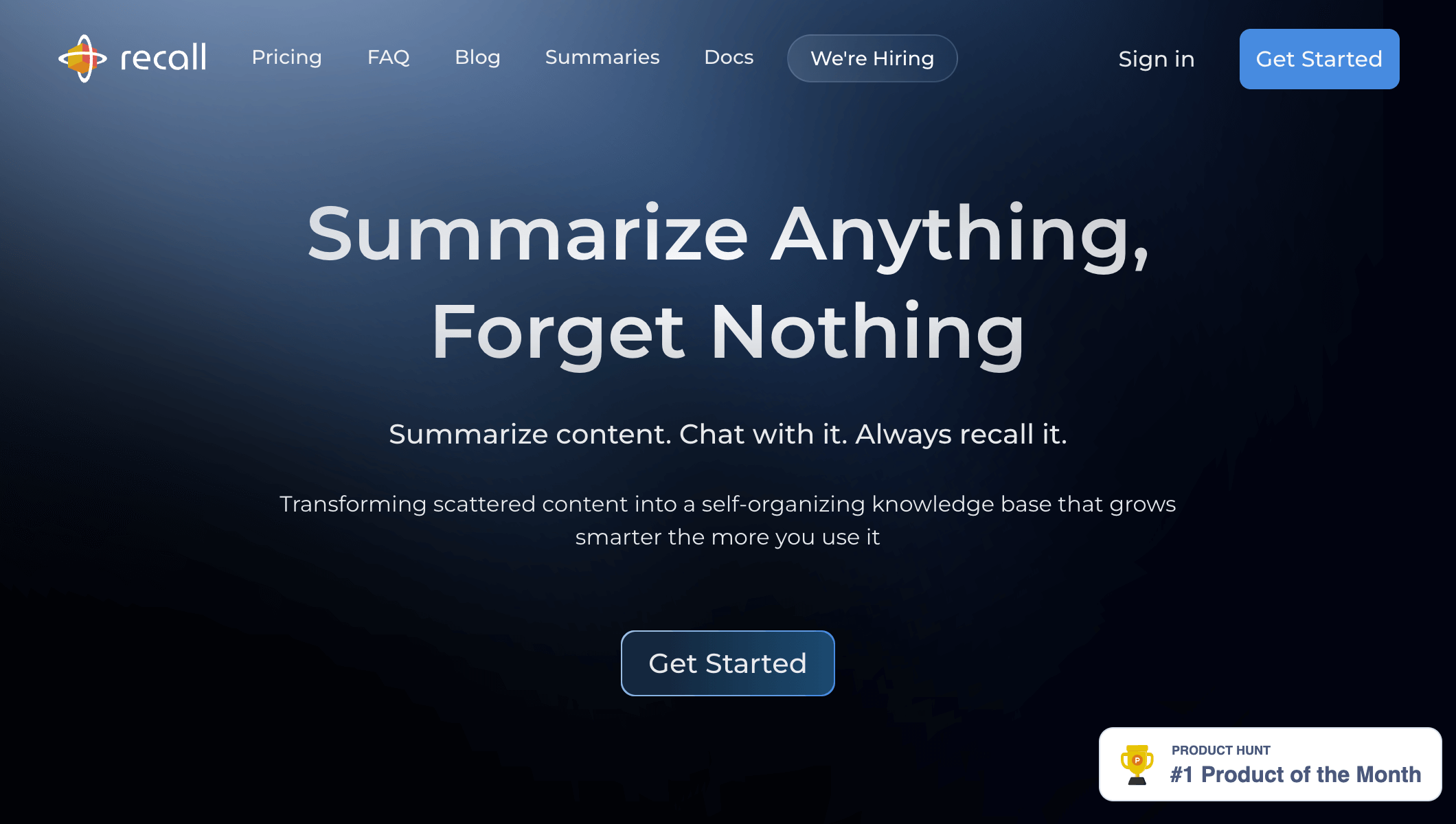 Recall.ai - 个人知识库构建平台